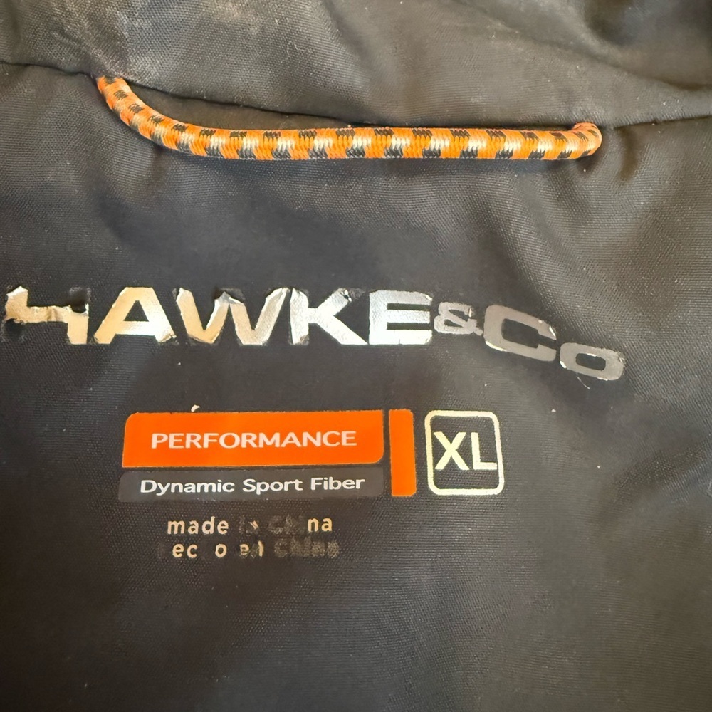 Hawke & Co Men's Quilted Puffer Jacket - Charcoal Gray size XL - Picture 4 of 5